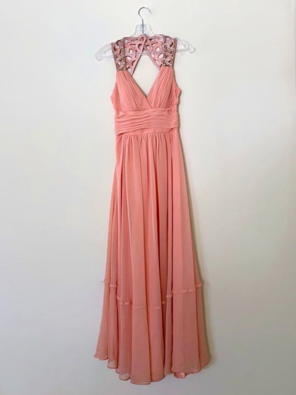 Masquerade Wedding guest or prom dress with beaded top